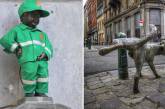 Писающие статуи Брюсселя. ФОТО