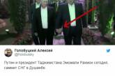 Сеть насмешили «нежности» Путина и президента Таджикистана. ФОТО