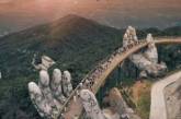 Вьетнамский Золотой мост, поражающий воображение. ФОТО