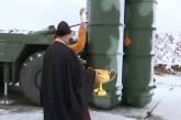 В оккупированном Крыму освятили зенитно-ракетный комплекс С-400