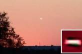 Над Техасом на закате нависло странное «НЛО». ФОТО