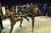 Жесткие поединки по тайскому боксу среди детей. ФОТО