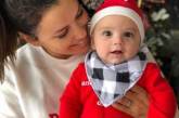 Ева Лонгория нарядила 6-месячного сына в костюм Санта-Клауса. ФОТО