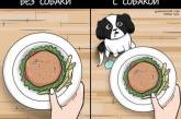 Смешные комиксы о жизни маленькой собачки. ФОТО