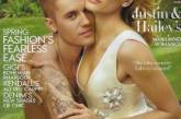 Полуобнаженный Джастин Бибер с женой украсил обложку модного журнала. ФОТО