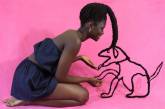 Креативные скульптуры из волос от африканской художницы. ФОТО