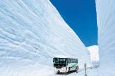 Удивительный снежный маршрут в Японии. ФОТО