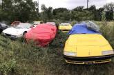Поле с заброшенными автомобилями Ferrari в США. ФОТО