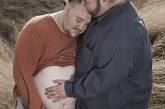 Беременный американец скоро родит мальчика 
