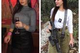 Девушки-военнослужащие израильской армии в форме и без неё. ФОТО