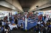 Зал для бокса под мостом в Мексике. ФОТО