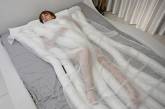 Одеяло-лапша — занятное изобретение из Японии. ФОТО