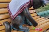 Одесских котов одели в вышиванки. ФОТО