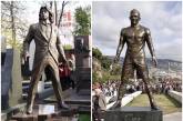 У памятника Роналду появился двойник в России: «Создали болванку и начали штамповать» ФОТО