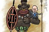 В сети опубликовали забавную карикатуру в связи с дружбой Путина с Африкой. ФОТО