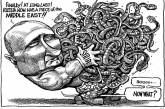 Непомерные амбиции Путина высмеяли яркой карикатурой. ФОТО