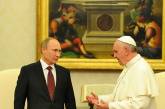 Путин общался с Папой Римским в Ватикане вдвое дольше запланированного