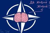 Громкое заявление Макрона о «смерти» НАТО высмеяли меткой карикатурой. ФОТО