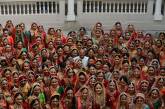 Массовое бракосочетание невест-сирот в Индии. ФОТО