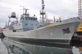 Разведывательный корабль для ВМС Украины, достраивающийся в Одессе, впервые вышел в море для ходовых испытаний. ФОТО