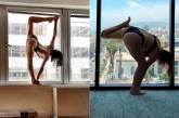 Блогерша рассмешила своих поклонников сложной для нее гимнастикой. ФОТО