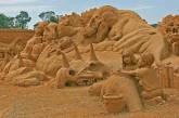 Удивительные песчаные скульптуры из разных мест. ФОТО