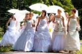 По Западной Украине промаршируют невесты вместо солдат 