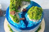 Тортики в виде островов, которые жалко есть. ФОТО