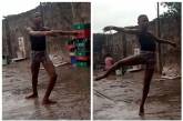 Мальчик из Нигерии проснулся знаменитым станцевав босиком под дождем 