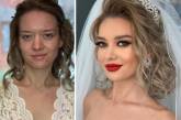 23 фото удивительных преображений невест после свадебного макияжа. ФОТО