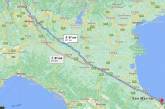 Итальянец прошел 450 км, чтобы "остыть" после ссоры с женой. ФОТО