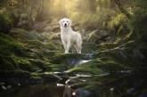 Снимки собак на фоне потрясающих пейзажей. ФОТО