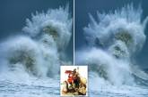 Француз засняли лицо Посейдона, фотографируя волны. ФОТО