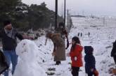 В Ливии впервые за 15 лет выпал снег. Видео