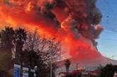 В сети появились видео извержения вулкана Этна