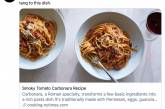 Итальянцев возмутил рецепт пасты в американской газете. ФОТО