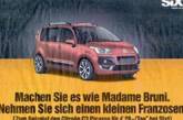 Немецкая компания высмеяла в своей рекламе рост президента Франции