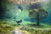 Уникальный подводный парк в Альпах. Фоторепортаж
