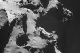 Rosetta сняла комету с очень близкого расстояния