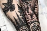 Татуировки для любителей викингов и скандинавской мифологии. ФОТО