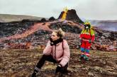 Проснувшийся вулкан Фаградалсфьяль не испугал инстаграм-блогеров. ФОТО