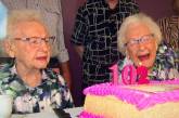 Сестры-близнецы отметили 102 день рождения вместе. ФОТО