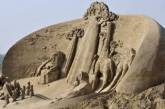 В конкурсе песчаных скульптур победили художники из Санкт-Петербурга