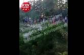В Киеве дети-ромы забросали камнями поезд (ВИДЕО)