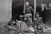 Шокирующее семейное фото голодающих в Индии, 1876-78 г. ФОТО