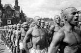 Парад физкультурников на Красной Площади, 1937 г. ФОТО