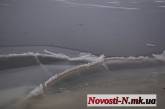 На Южном Буге в районе Николаева встал лед 