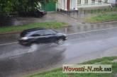 В субботу после обеда  на Николаев обрушился ливень