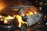 На Николаевщине сгорели автомобили «ISUZU» и «BMW»