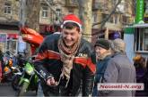 Николаевские байкеры съехались  на Советскую в честь Нового года